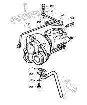 Turbin 49177-06400 (BMW 525 td (E34) M51 115 HP) 11652244347, 11652244113, 11652243396
