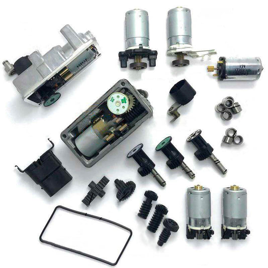 Elektron aktüatörlərin ehtiyat hissələri (dişlilər, mövqe sektorları, motorlar, potensiyometrlər, rulmanlar, servomotor)